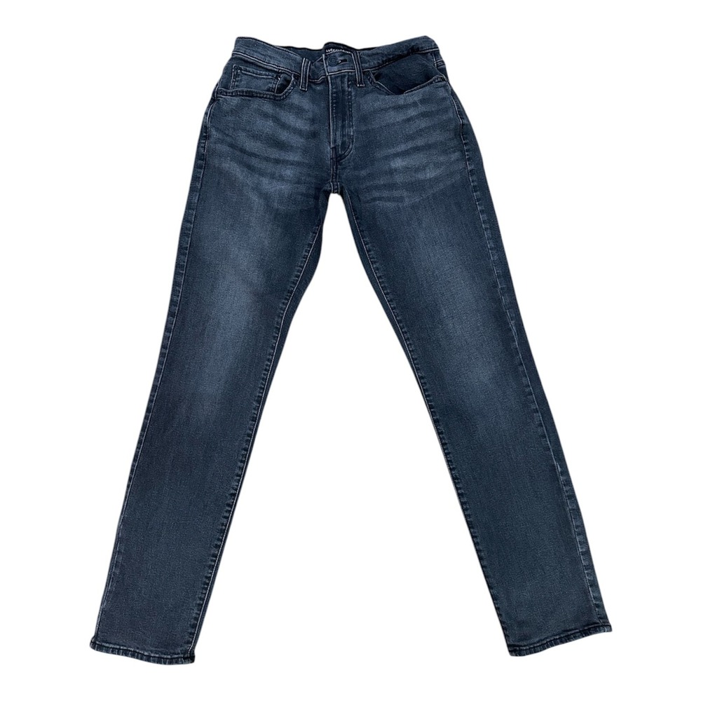 Lucky Brand Womens Size 29x32 Slim‎ Straight Jeans Black Denim Medium Wash 121